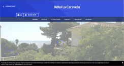Desktop Screenshot of hotel-lacaravelle.com